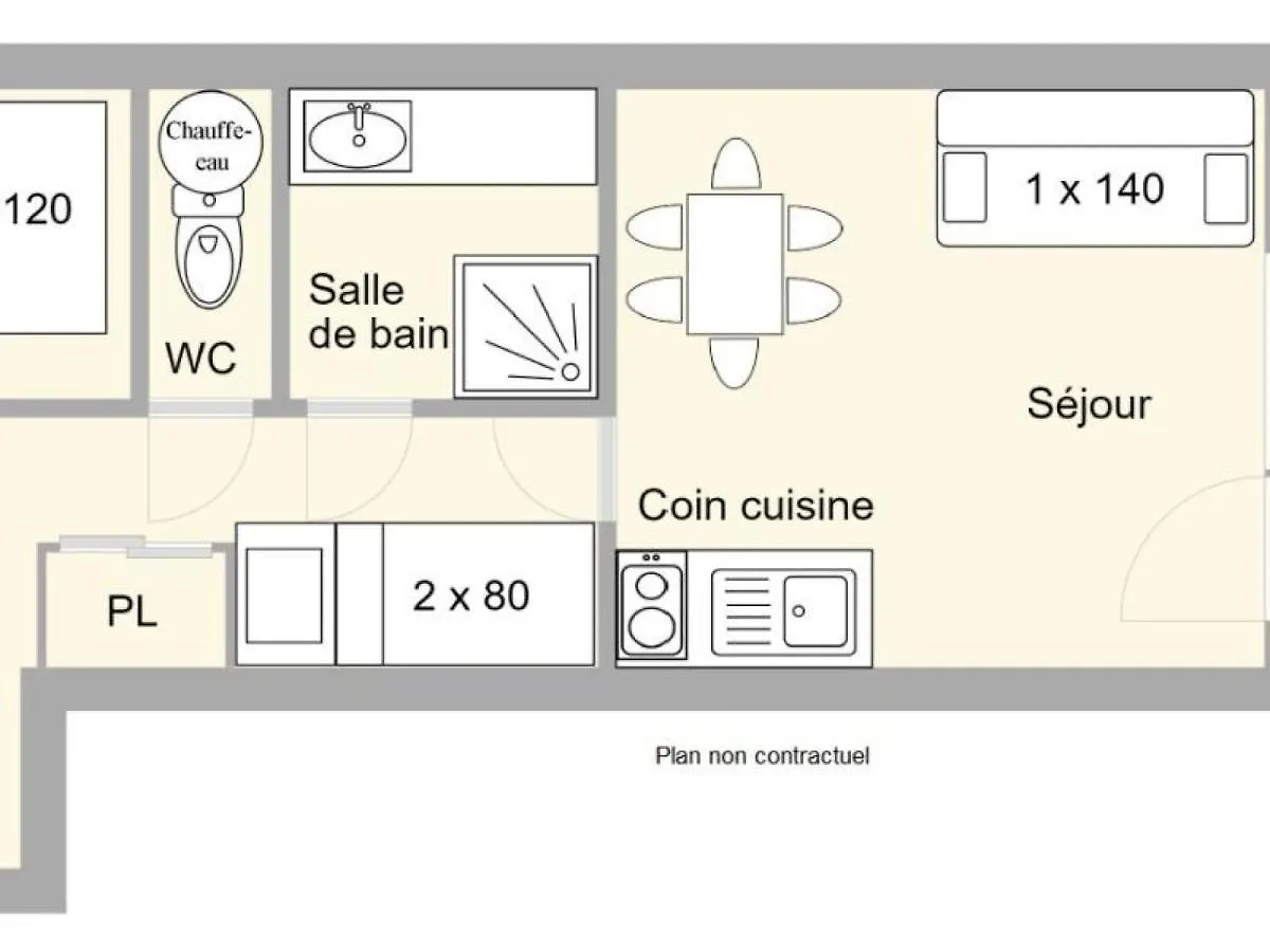 Studio Cabine Pour 5 Pers, Proche Centre Et Pistes, Balcon Sud - Les Saisies - Fr-1-594-78 Hauteluce 0*,  France